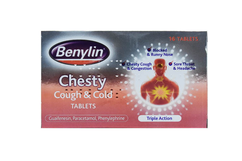 Benylin Chesty Cough & Cold Tablets 16's