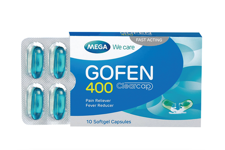 Mega Gofen 400mg Capsules 10's